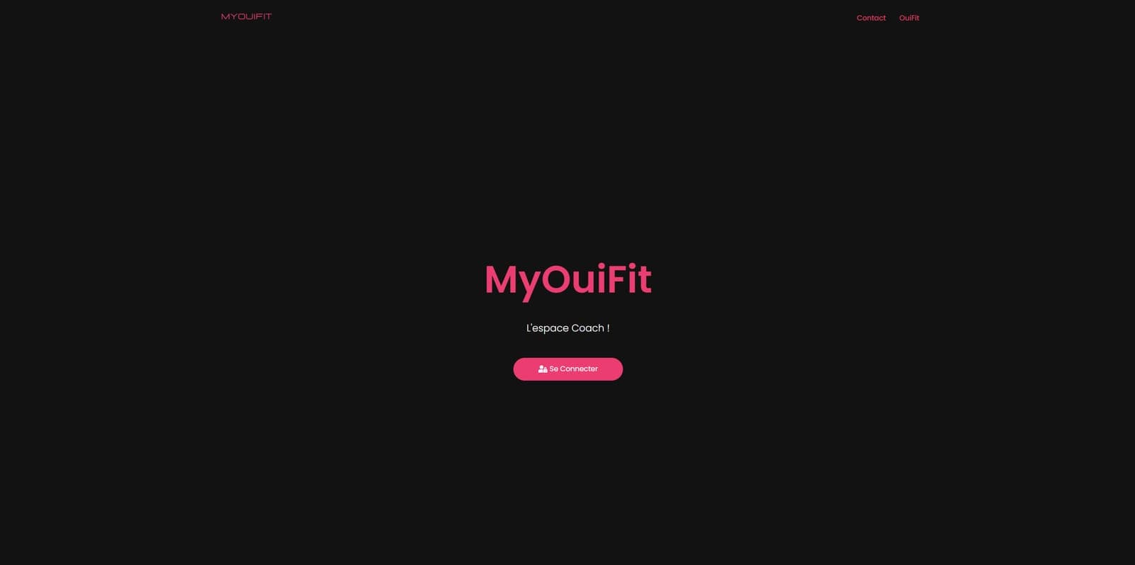 Aperçu du site MyOuiFit